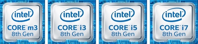 Nuovi processori Intel Core di ottava generazione ottimizzati per connettività, prestazioni elevate e lunga durata della batteria per notebook e 2 in 1